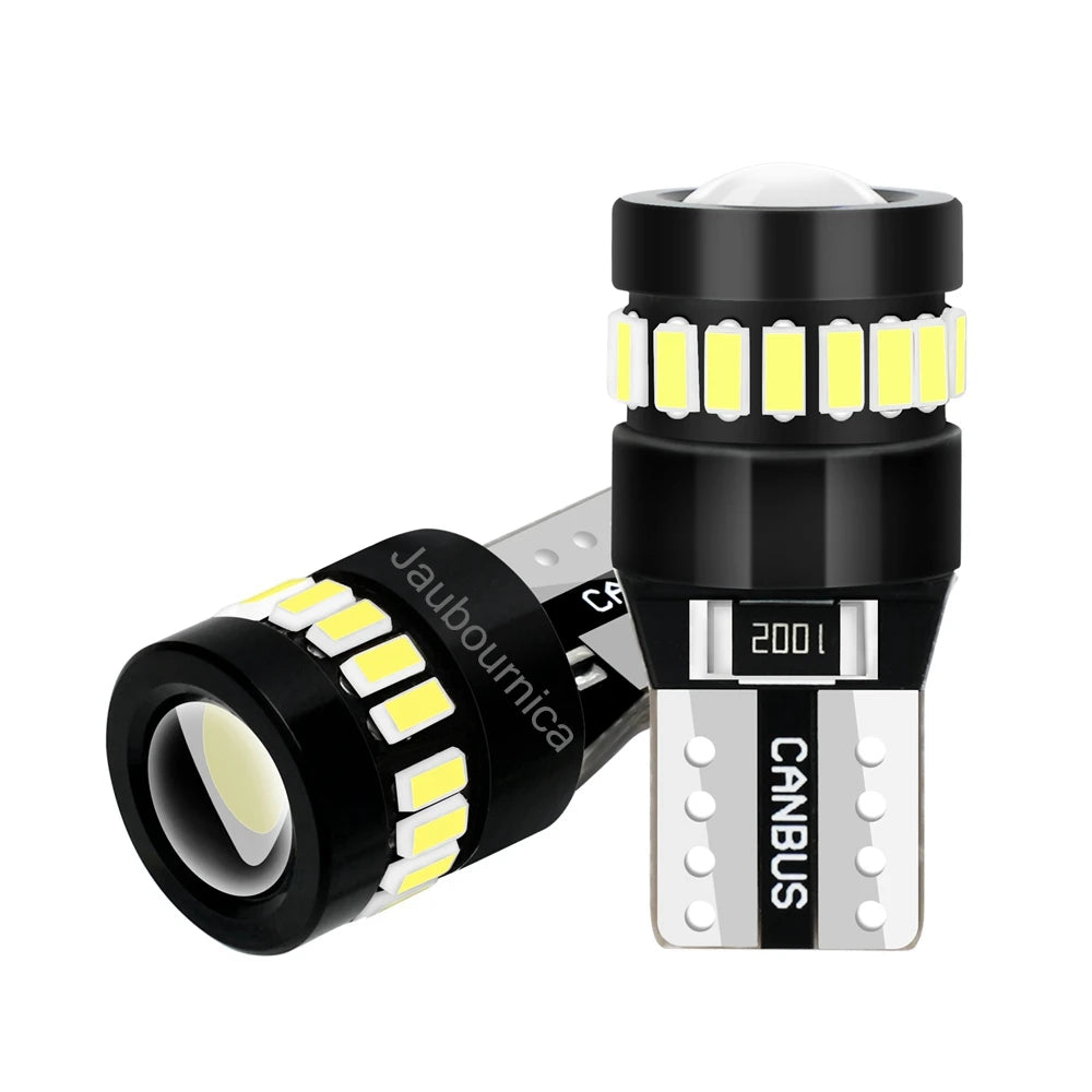 2PCS T10 Bulbs W5W Super Bright Parking Bulb Canbus
