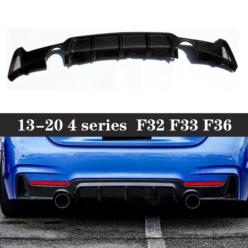 For BMW 4 Series F32 F33 F36 Upgrade Carbon Fiber Rear Bumper