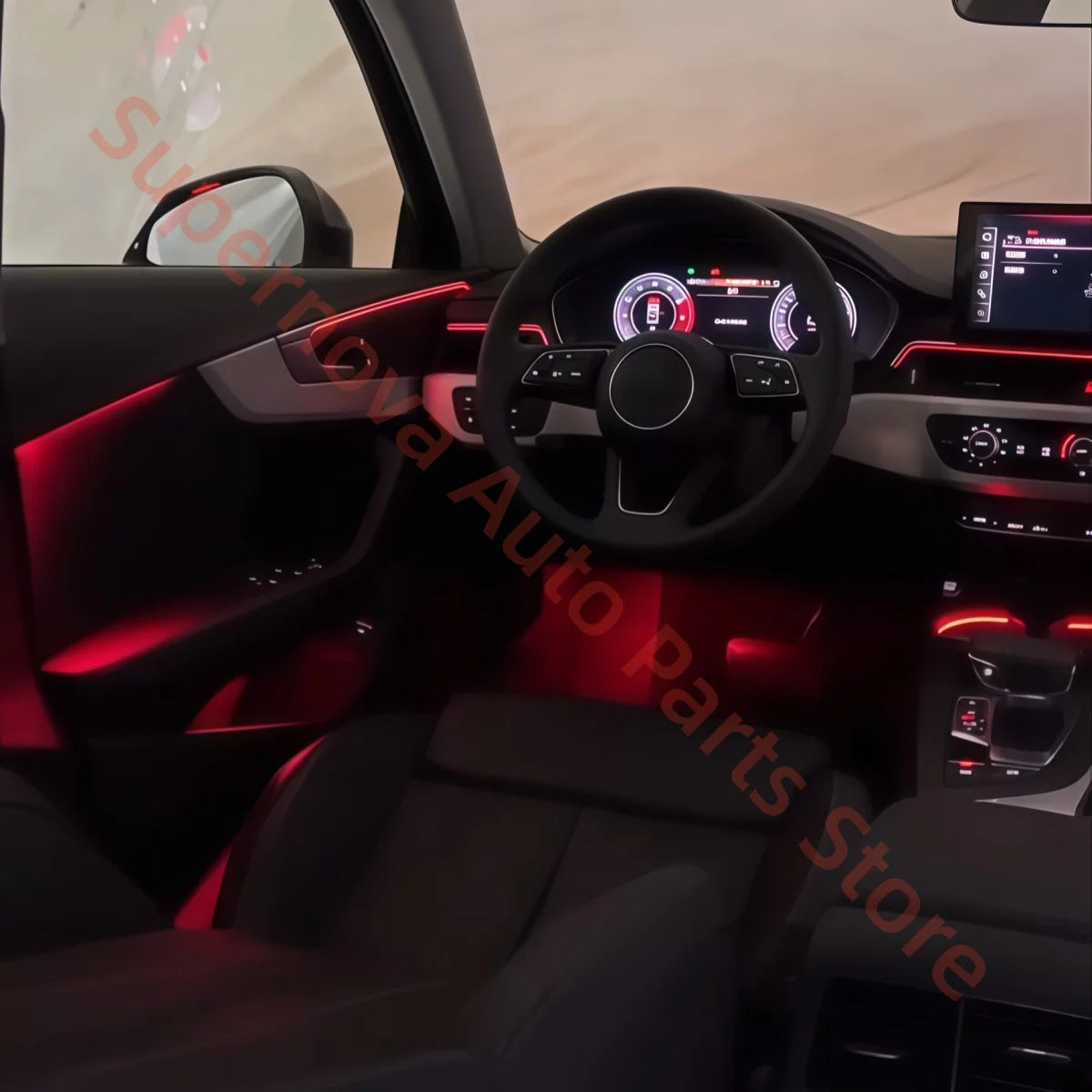 For Audi A5 A4 2017+ Ambient Interior Lighting Upgrade Trim