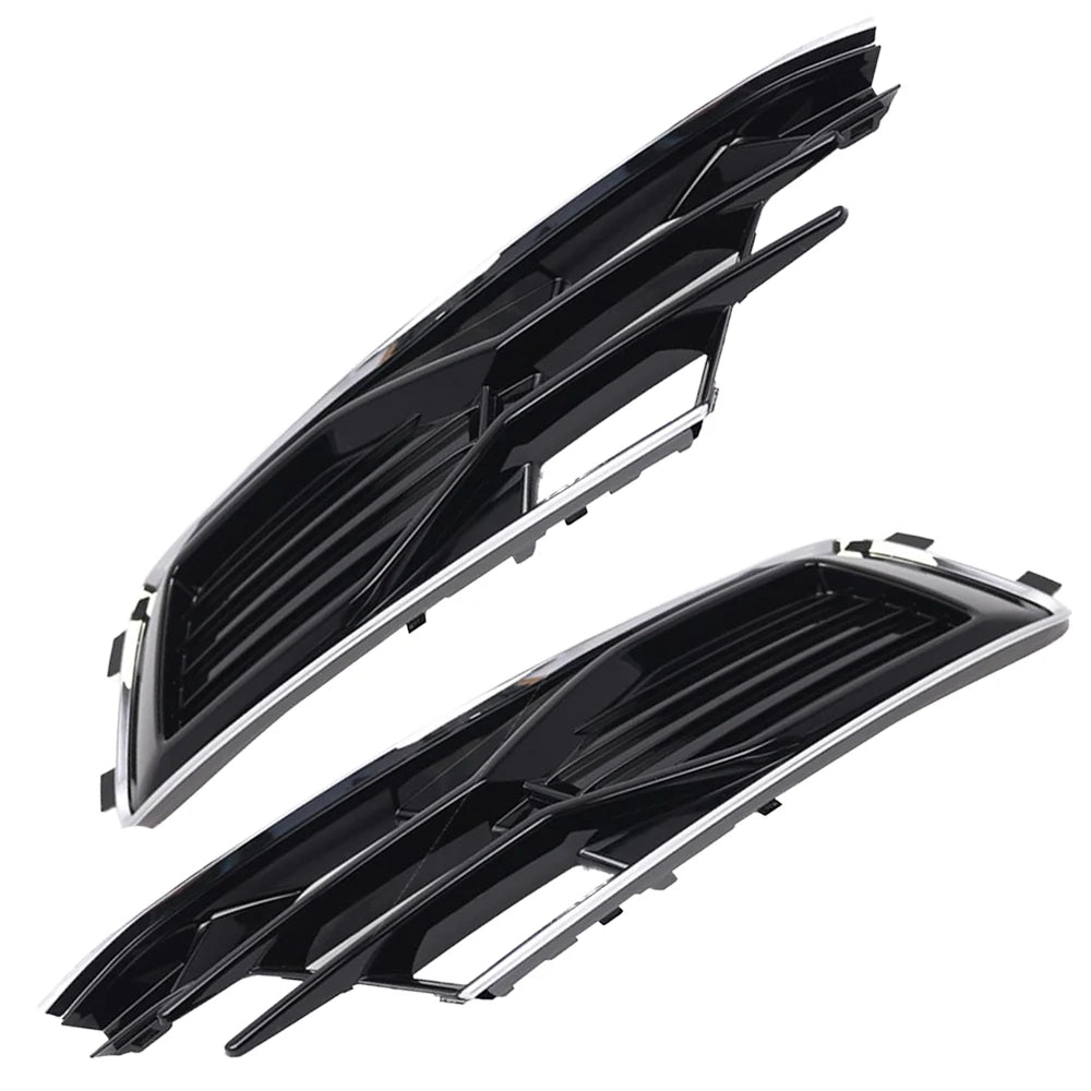 For Audi A6 C7 Sedan 2016 Front Bumper Fog Grilles Grille Cover