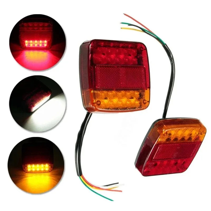 12V Trailer Truck Tail Taillight Brake Stop Turn Signal