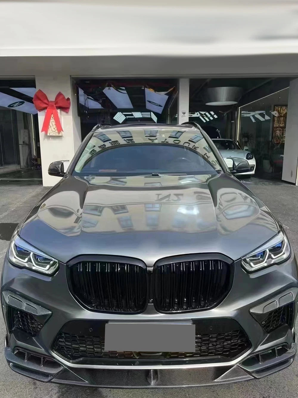 For BMW F95 X5M 2019-2022 Front Jchey Dry Carbon Fiber Bumper