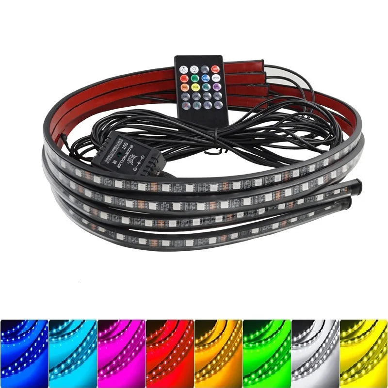 Waterproof Underglow Atmosphere Neon Accent Strip APP Remote