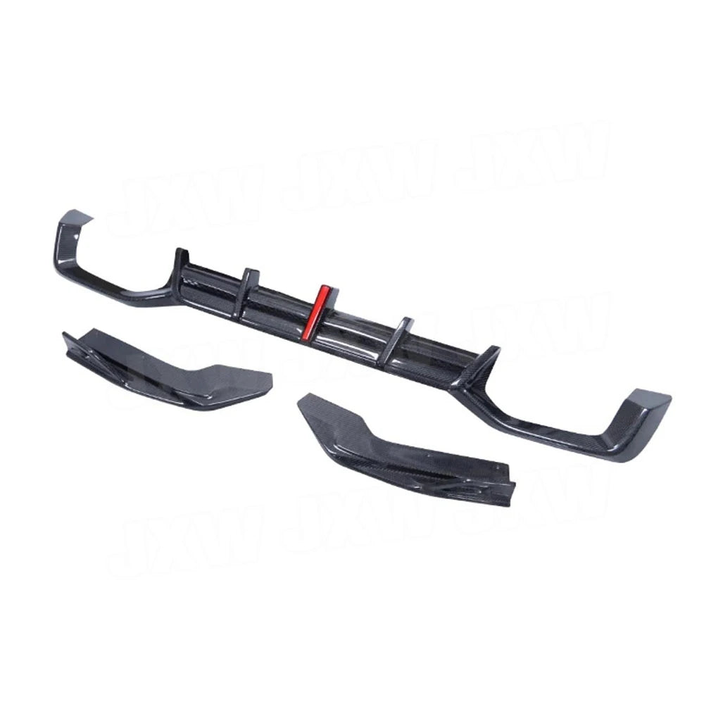 For BMW X4M F98 2019-2023 Frp Jxwancf Dry Carbon Fiber Rear Lip