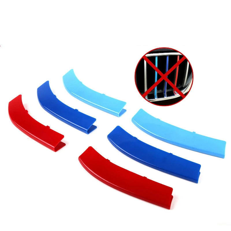 For BMW X1 X2 X3 X4 3PCS Grille Trim Strip X5 X6 X7 E84 F48