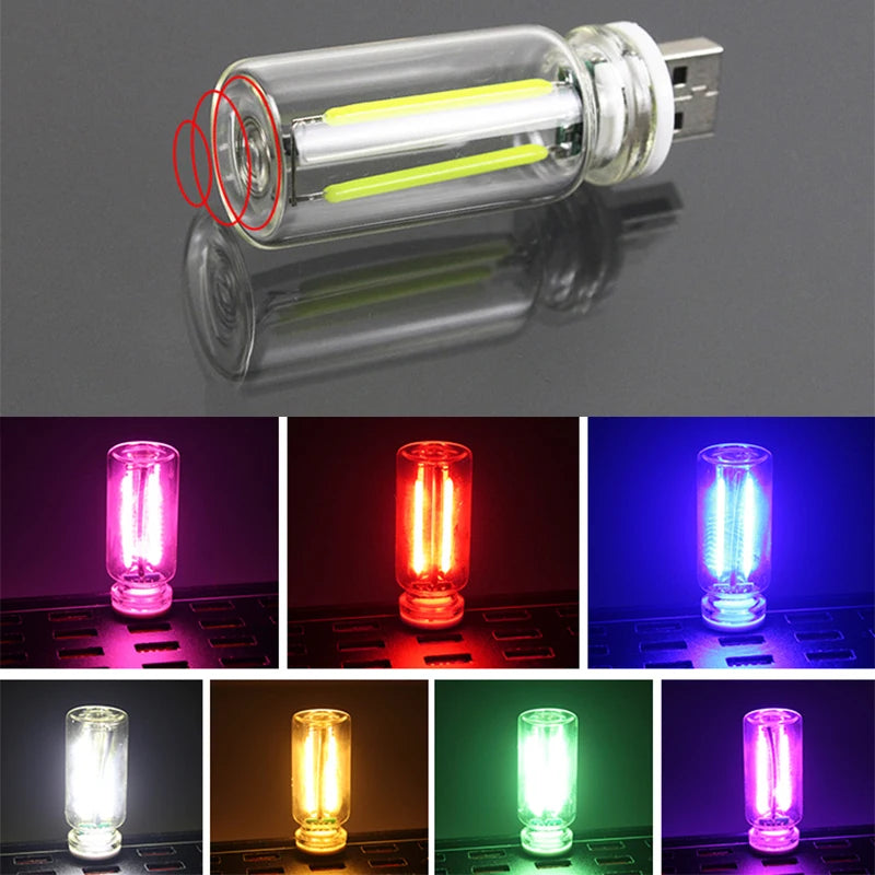 USB Night Touch Dimmable Filament Portable Lighting Atmosphere