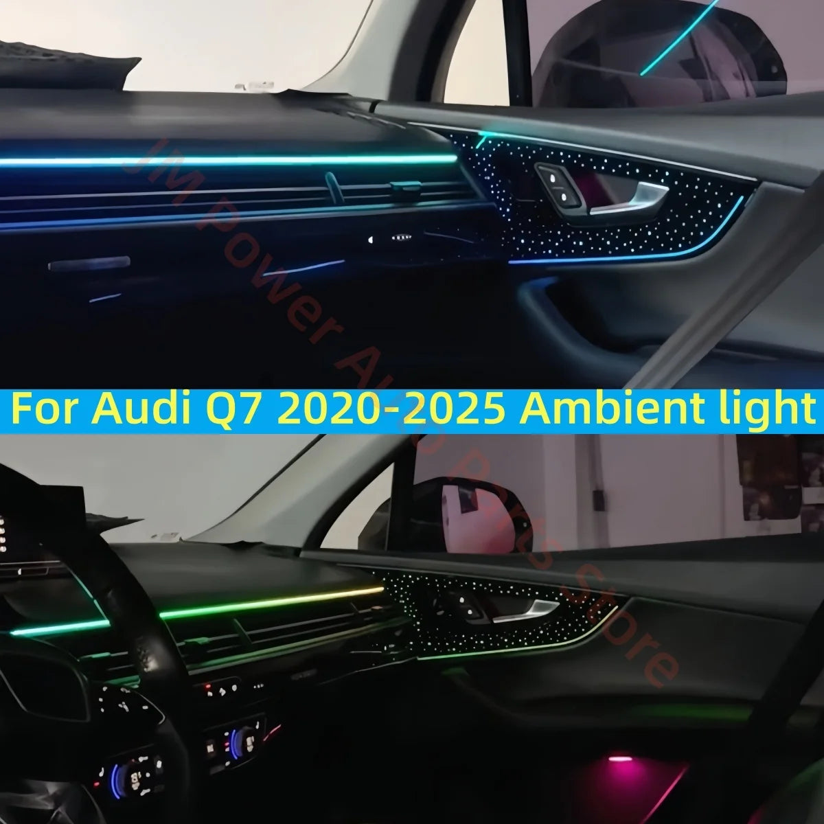 For Audi Q7 2020-2025 LED Atmosphere Fit Interior Lighting