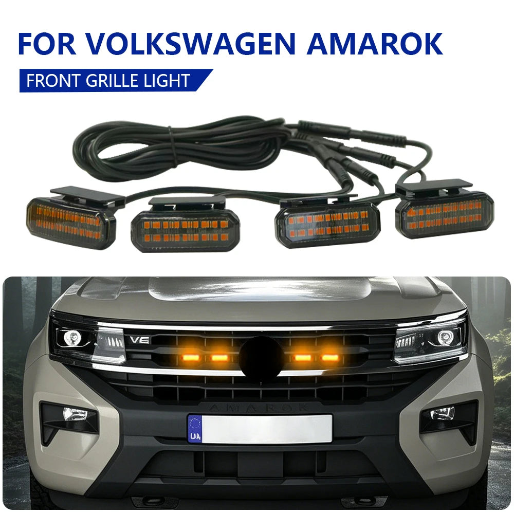 For Volkswagen Amarok LED Front Grille Lighting Daytime Running