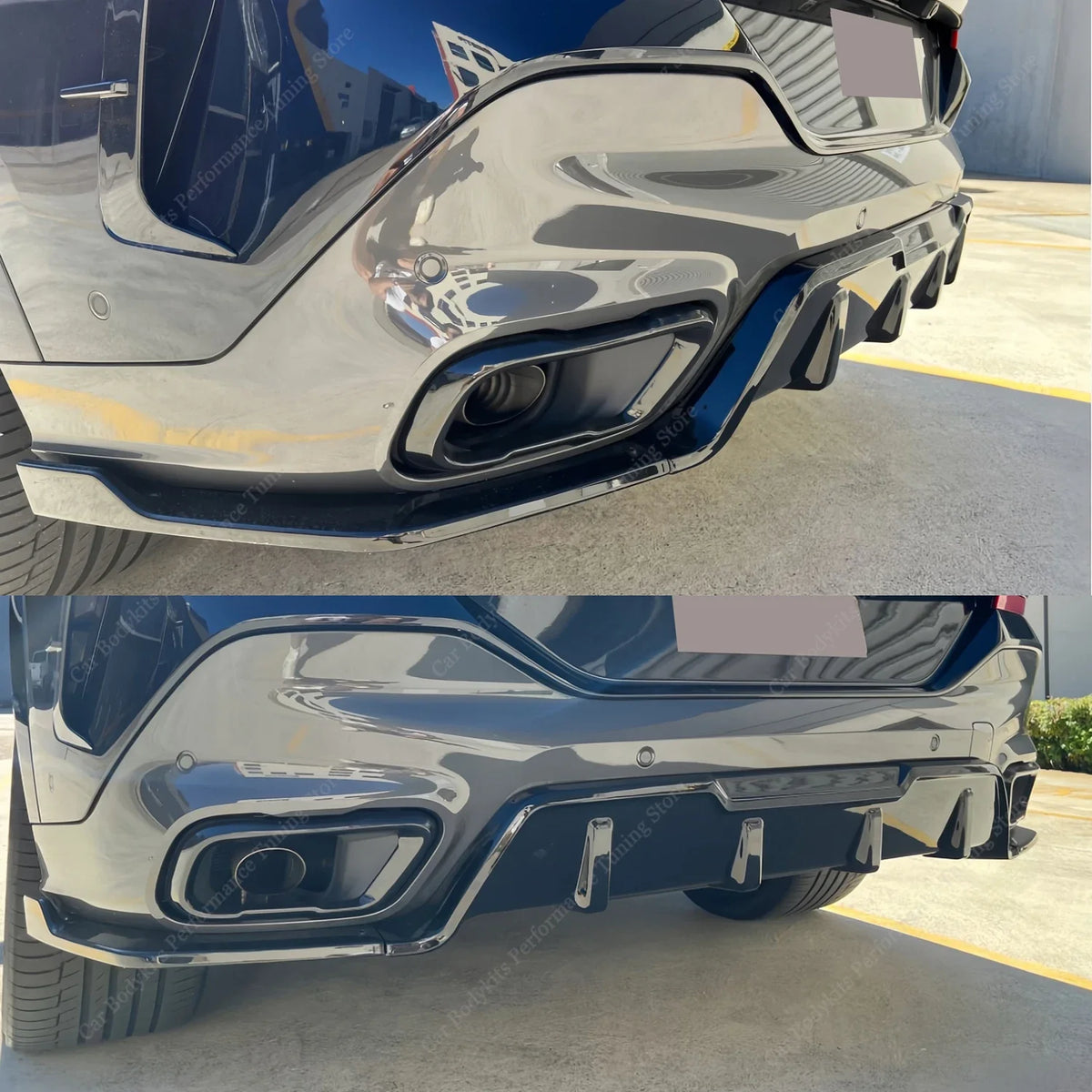 For BMW X6 G06 M Sport 2019-2025 M Performance Rear Bumper