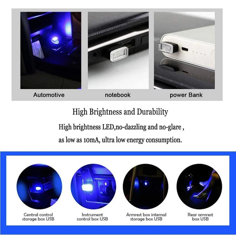 Interior USB Ambient MINI Small Bulb Emergency Lighting Portable