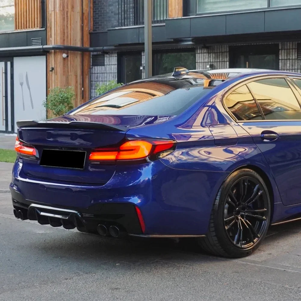 For BMW 5 Series G30 G31 Rear Bumper Diffuser Side Splitters F90