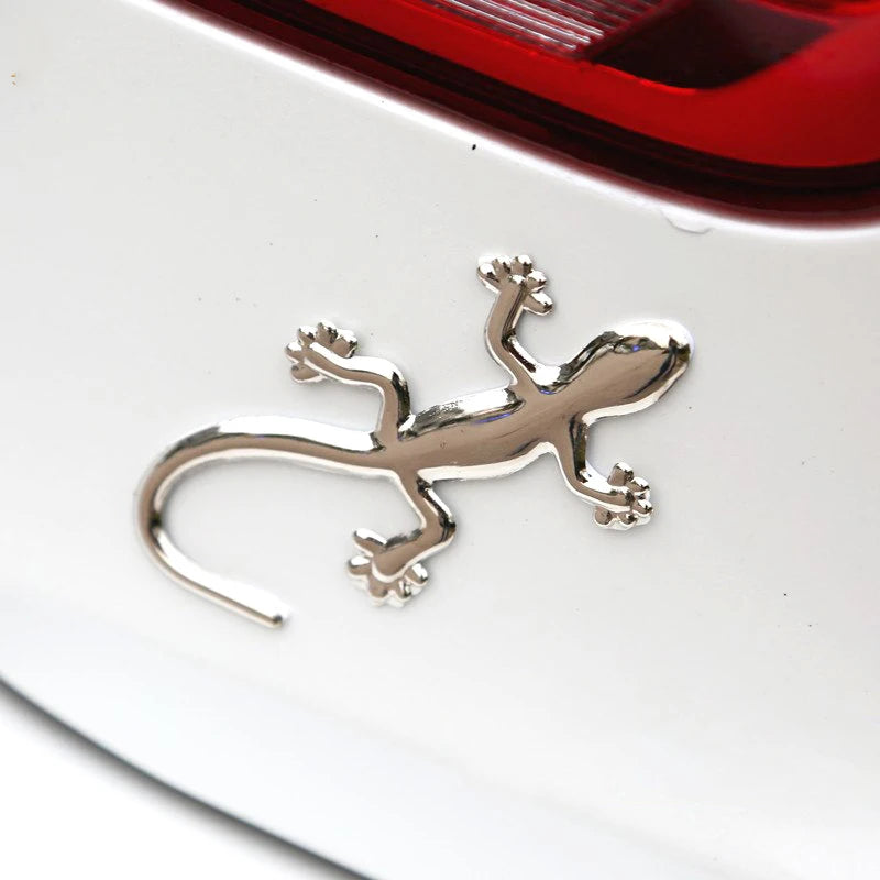 2PCS Gecko Lizard Sticker Motorcycle 3D Decal Waterproof