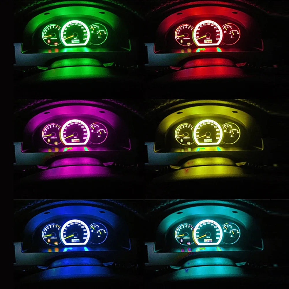 5PCS Dc 12V T5 Interior Indicator Bulb Dashboard Gauge
