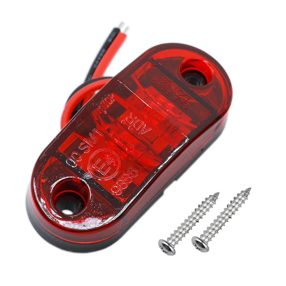 1PC 10v-30v Side Marker Warning Tail External Trailer Truck