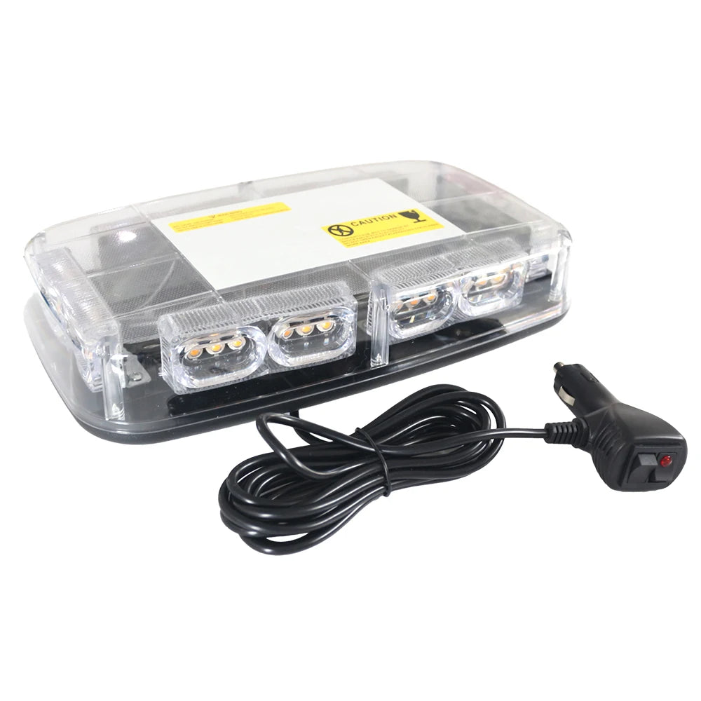 For Vehicle Roof Multi-Mode Flash 12V Magnetic Mount Strobe 24V