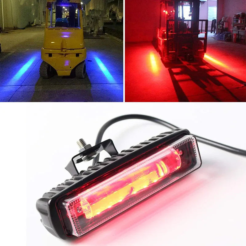 30W Forklift Safety Blue Warning Red Zone Danger Area