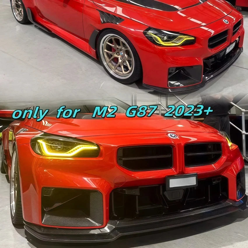 For BMW 2 Series M2 G87 Front Bumper Lip 2023 Splitter Spoiler