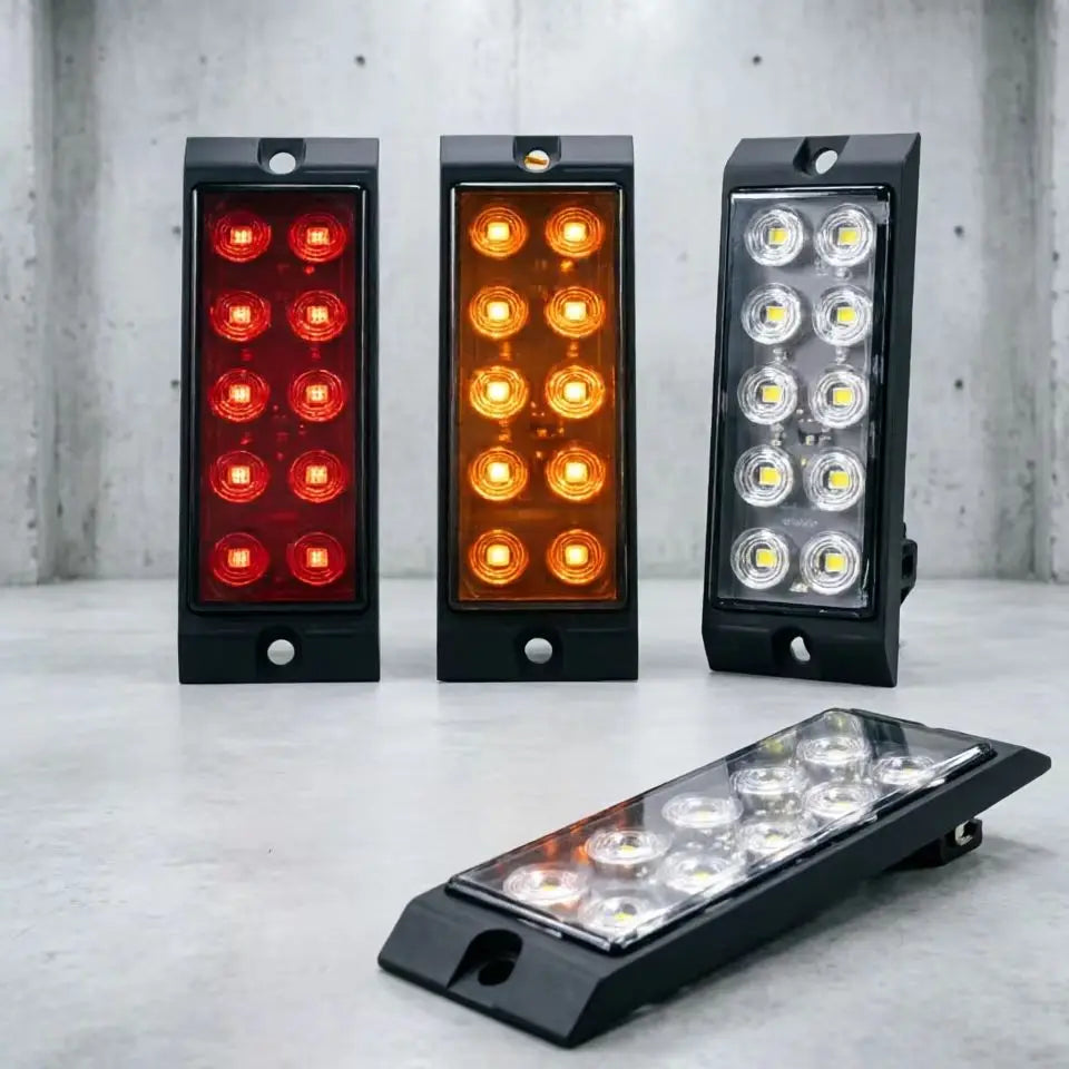 Leds 12-24v Side Marker Clearance Indicator Waterproof Trailer
