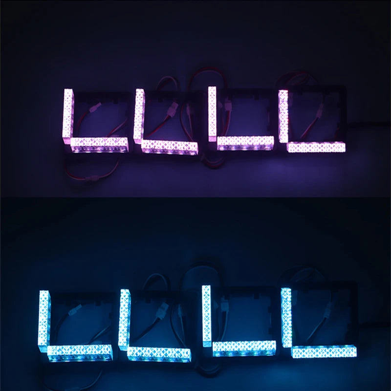 For MINI Bi LED Module Turn 8PCS 1.5 Inch 5D Crystal Matrix