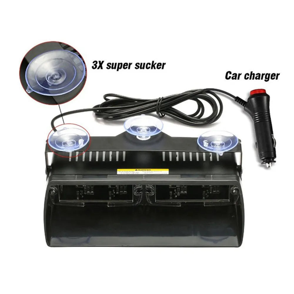 For Interior Roof Dash Windshield Lights 16LED Intensity