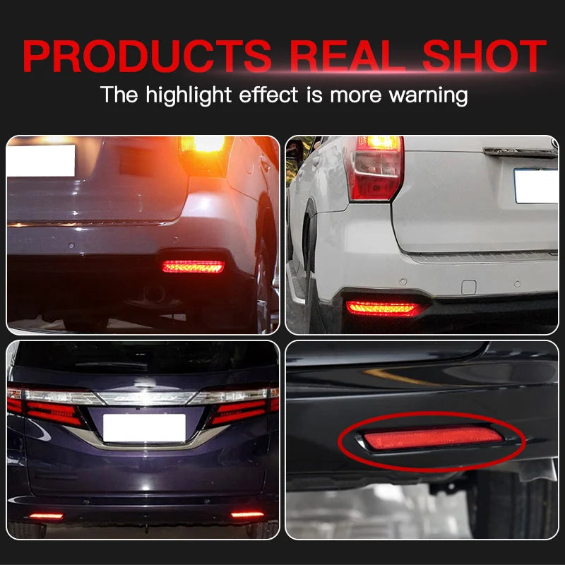 For Honda Fit Stepwgn Rg 2010-2014 Tail Rear Bumper Reflector