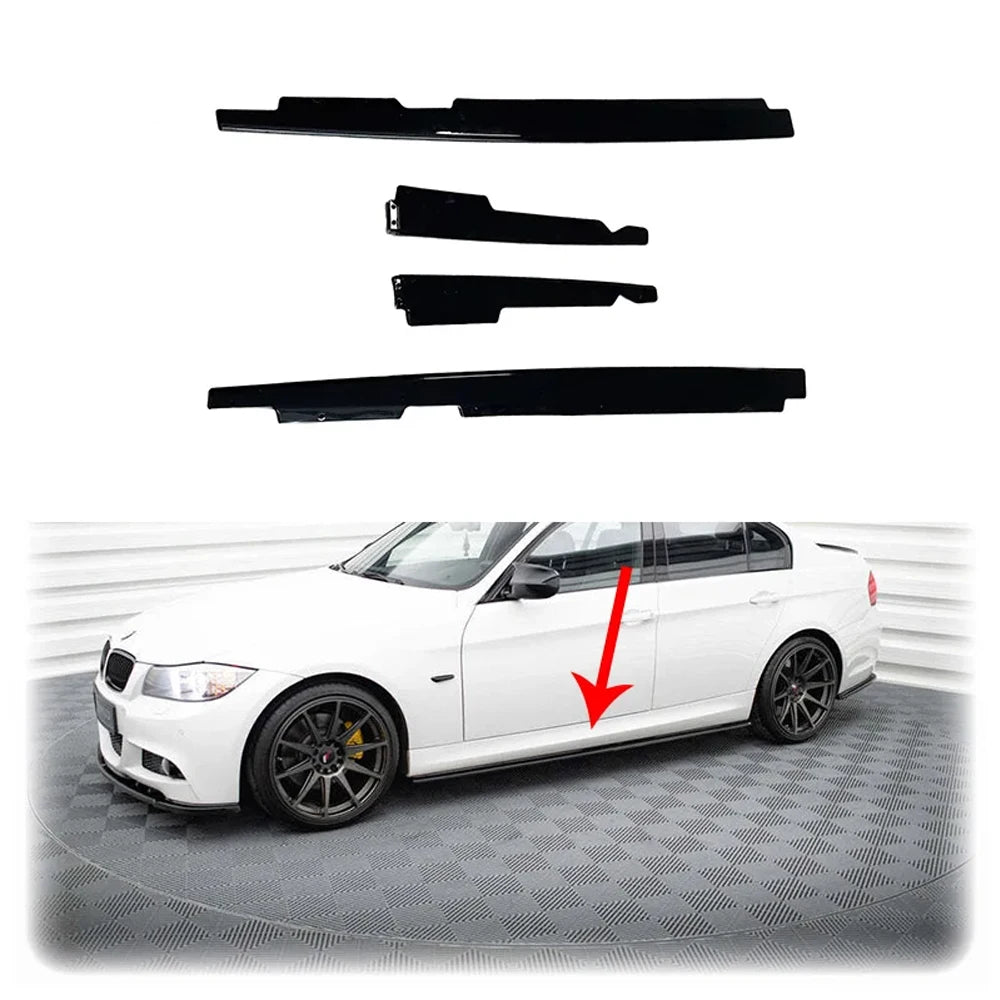 For BMW 3 Series E90 E92 E93 M3 4-door 2005-2013 ABS Side Skirt