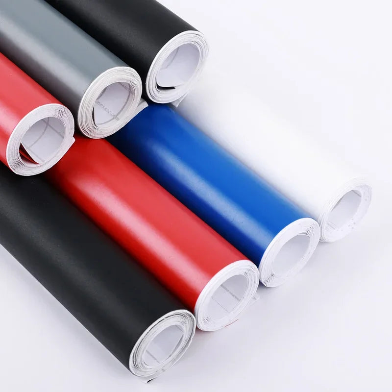 For Auto Exterior Black Matte Vinyl Film Stickers Interior Decor