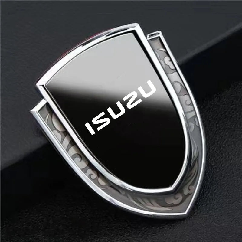 For Isuzu D-MAX D Max Dmax Metal Shield Emblem Side Fender Body