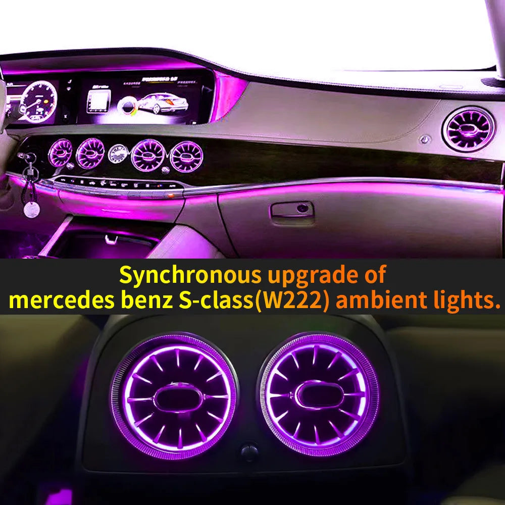 For Mercedes Benz S-Class W222 S350 S450 S560 S680 Ambient Air
