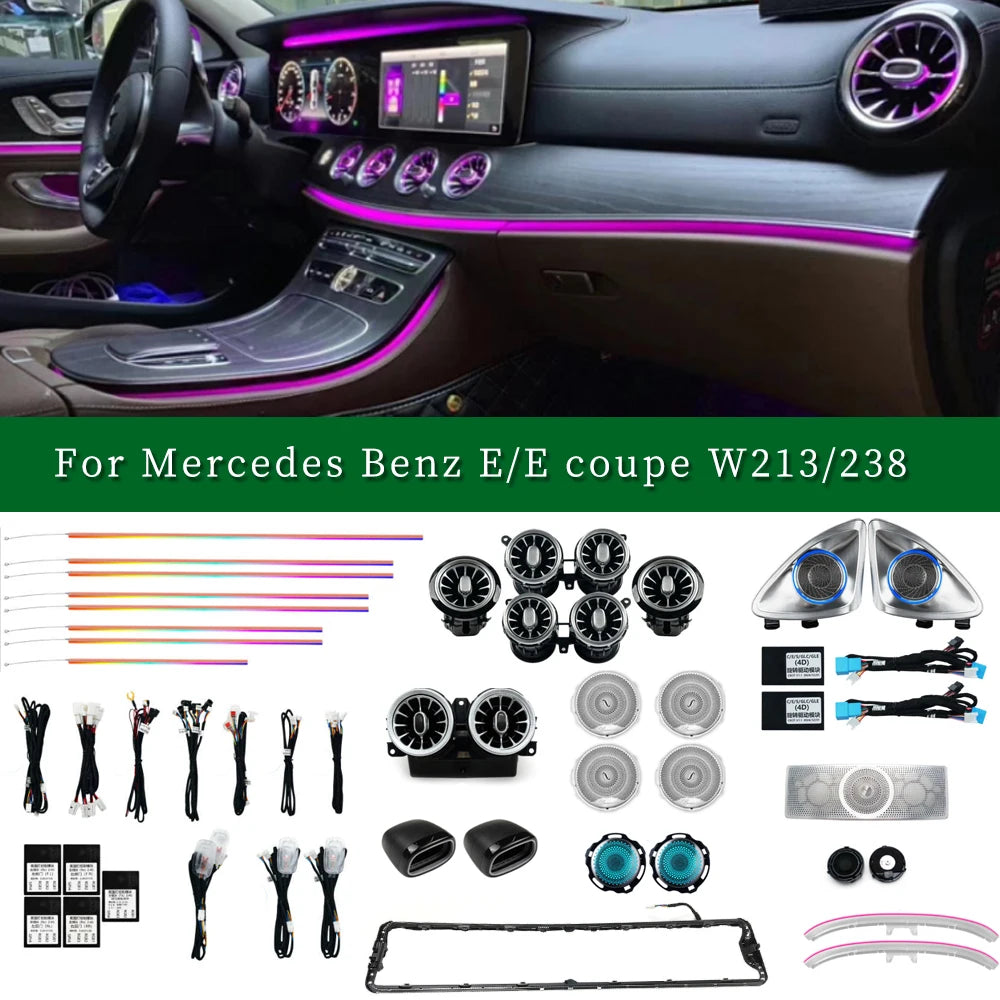 For Mercedes-Benz E-Class E-coupe Ambient Kit Colors e-w213 238