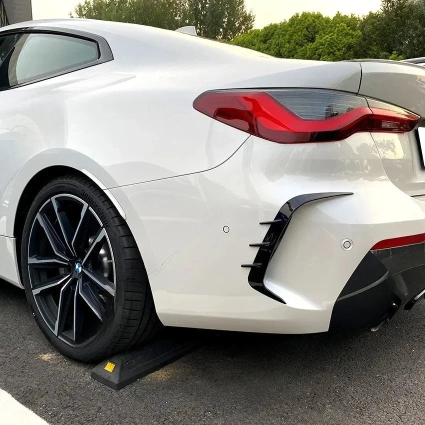 For BMW 4 Series G22 G23 Rear Bumper Splitter Spoiler Air Vent