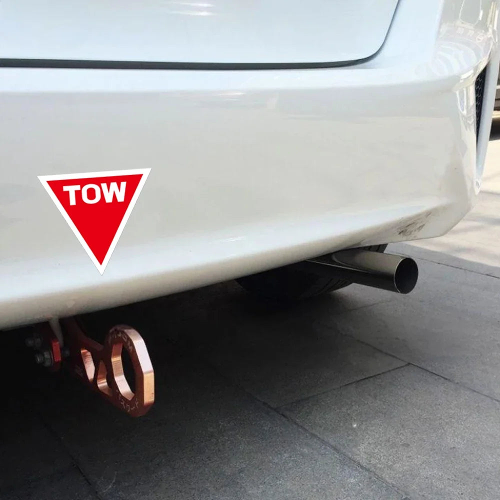 Tow Point Sticker Inverted Triangle Graphics Body Vinyl Racing