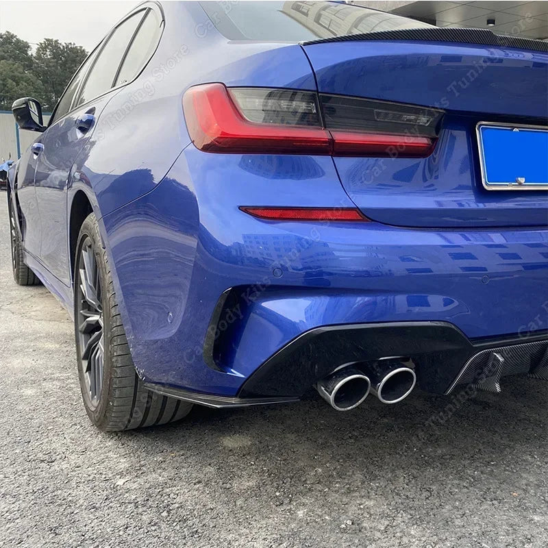 For BMW G20 3 Series G28 Rear Bumper Lip Splitter Diffuser