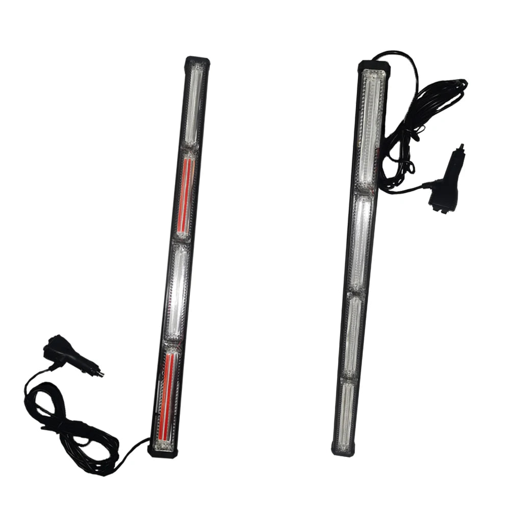 For 9-40V Flash 59CM Blue Red Color Waterproof Strobe Warning