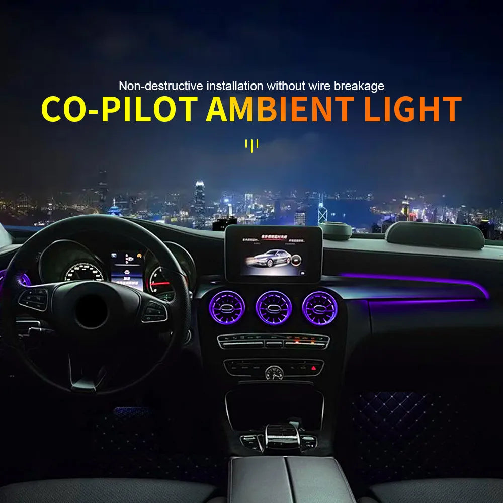 For Mercedes-Benz C Glc Class W205 Colors co-pilot S Ambient