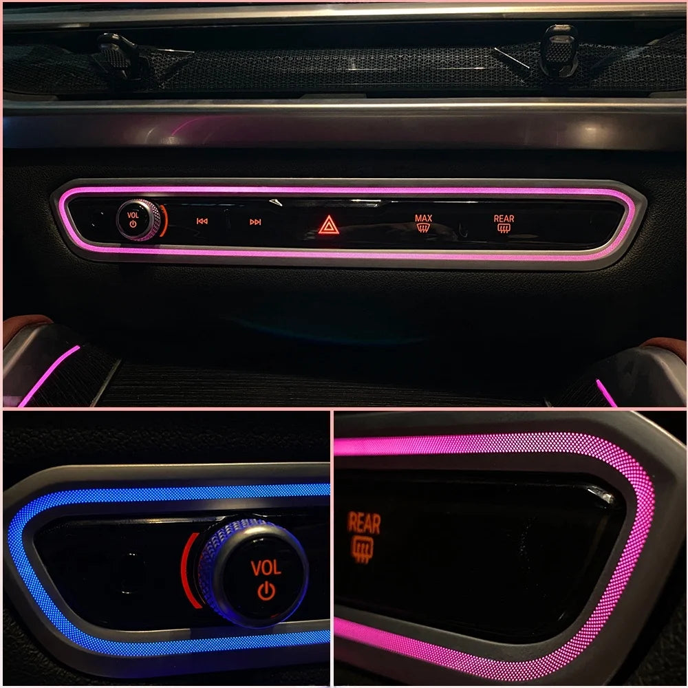 For BMW 3 Sereis G20 Facelift Copilot Dash Radio Button Ambient