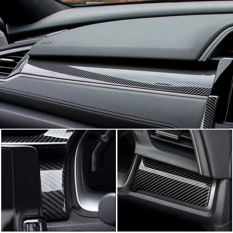 Nano Carbon Fiber Sticker Paste Door Sill Protector Bumper