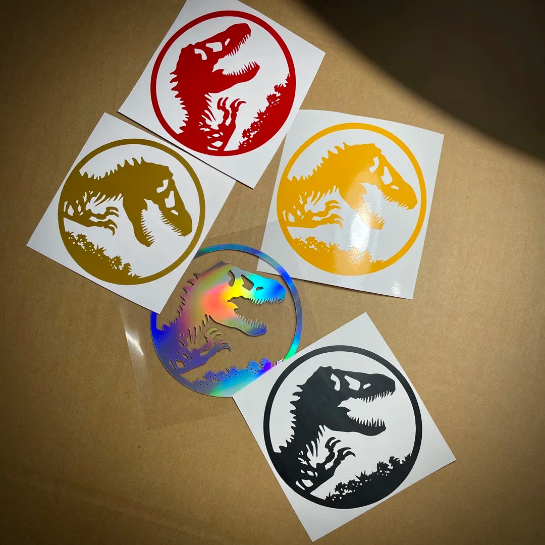 Dinosaur Era Pickup Vinyl Decal Personalized Side Window Body