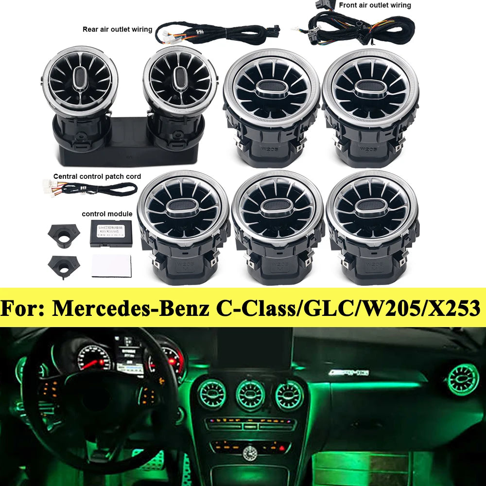 For Mercedes-Benz C Glc Class W205 Colors X253 Ambient Interiors