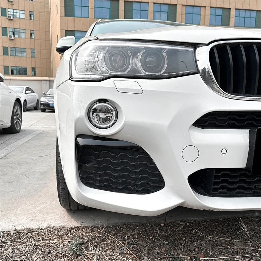 For BMW X3 X4 F25 F26 Front Side Wind Knife Spoiler Lci M Sport