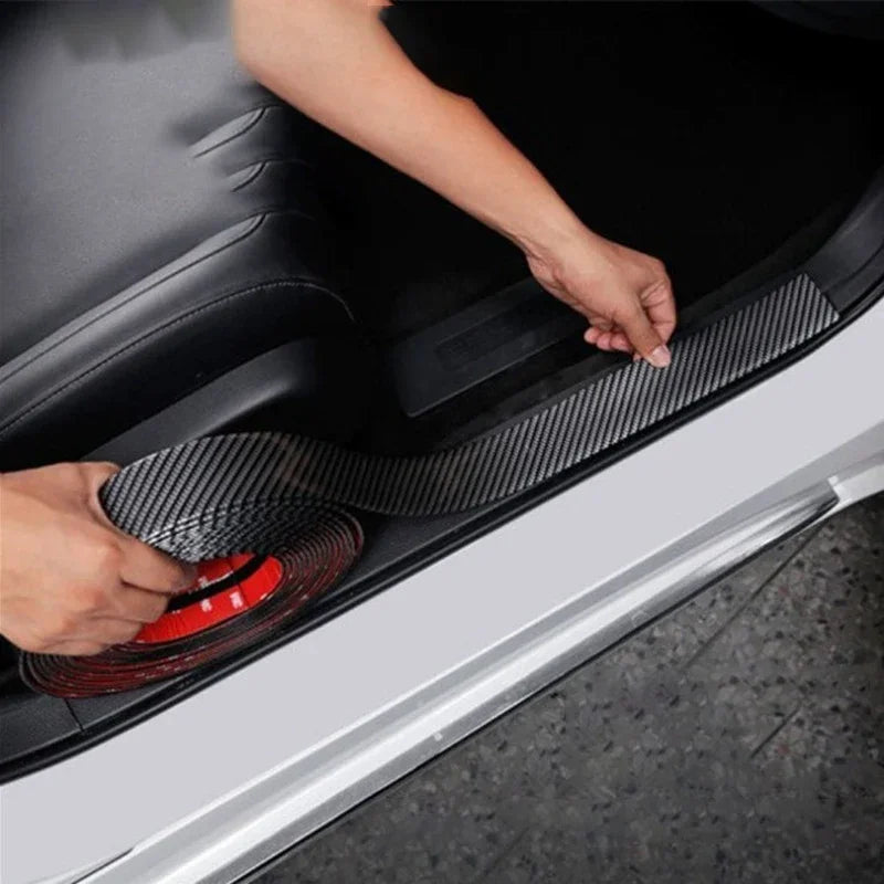 Nano Carbon Fiber Adhesive Tapes Paste Strip Door Sill
