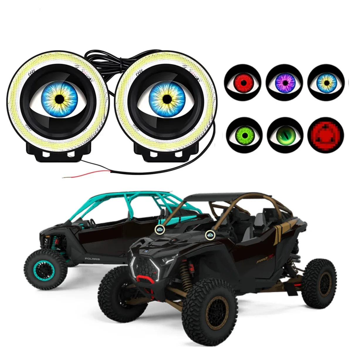 3.5inch Fog Devil S Eye Dynamic Display Screen Driving