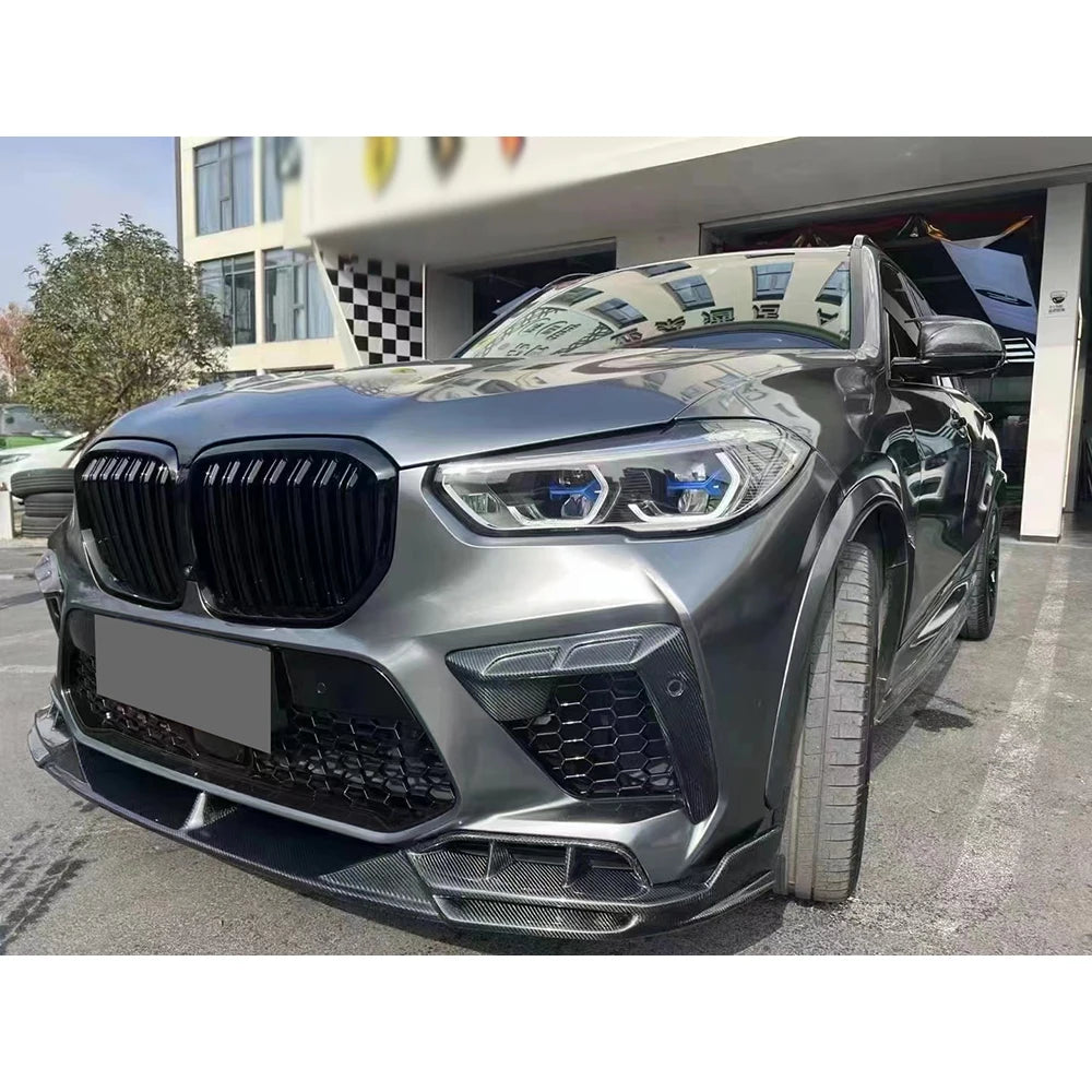 For BMW F95 X5M 2019-2022 Front Jchey Dry Carbon Fiber Bumper