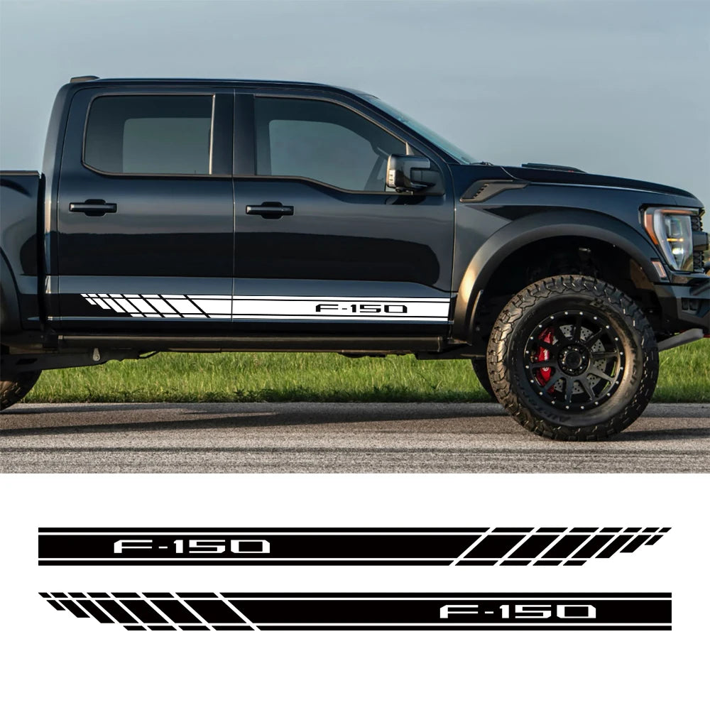 For Ford F150 Raptor Xtl Lariat Pickup Door Side Stripe Stickers