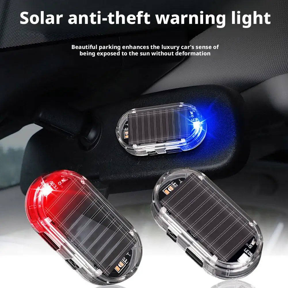 solar-powered anti-theft Warning Simulate Alarm Flashing