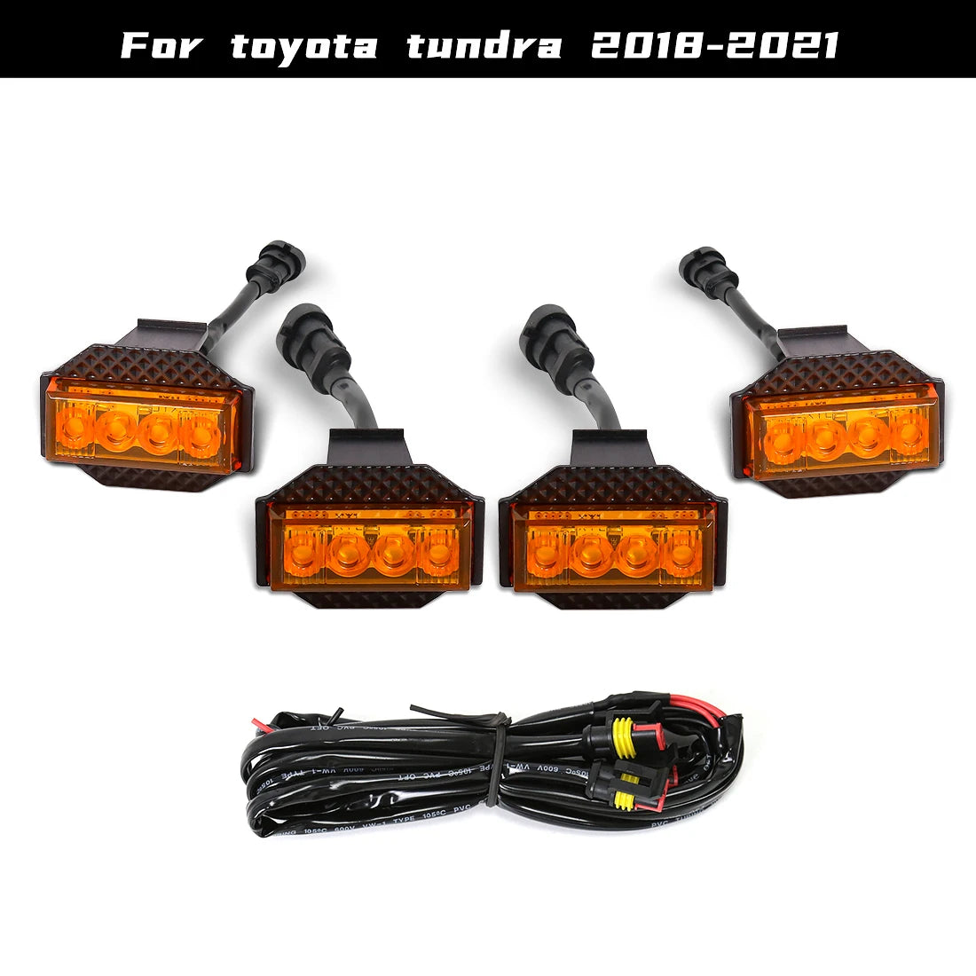 For Toyota Tundra 2018 2019 2020 Warning Front Grille Strobe