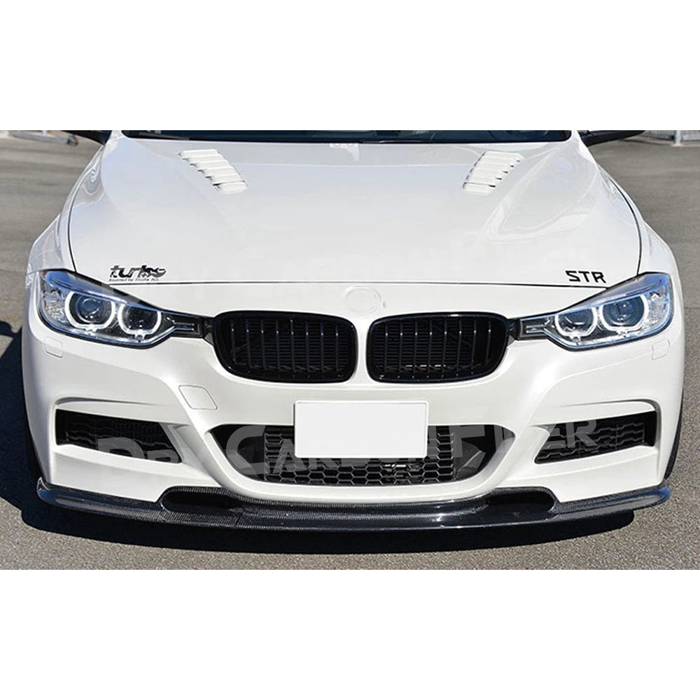 For 3 Series Carbon Fiber Front Lip Spoiler BMW F30 F35 M Sport