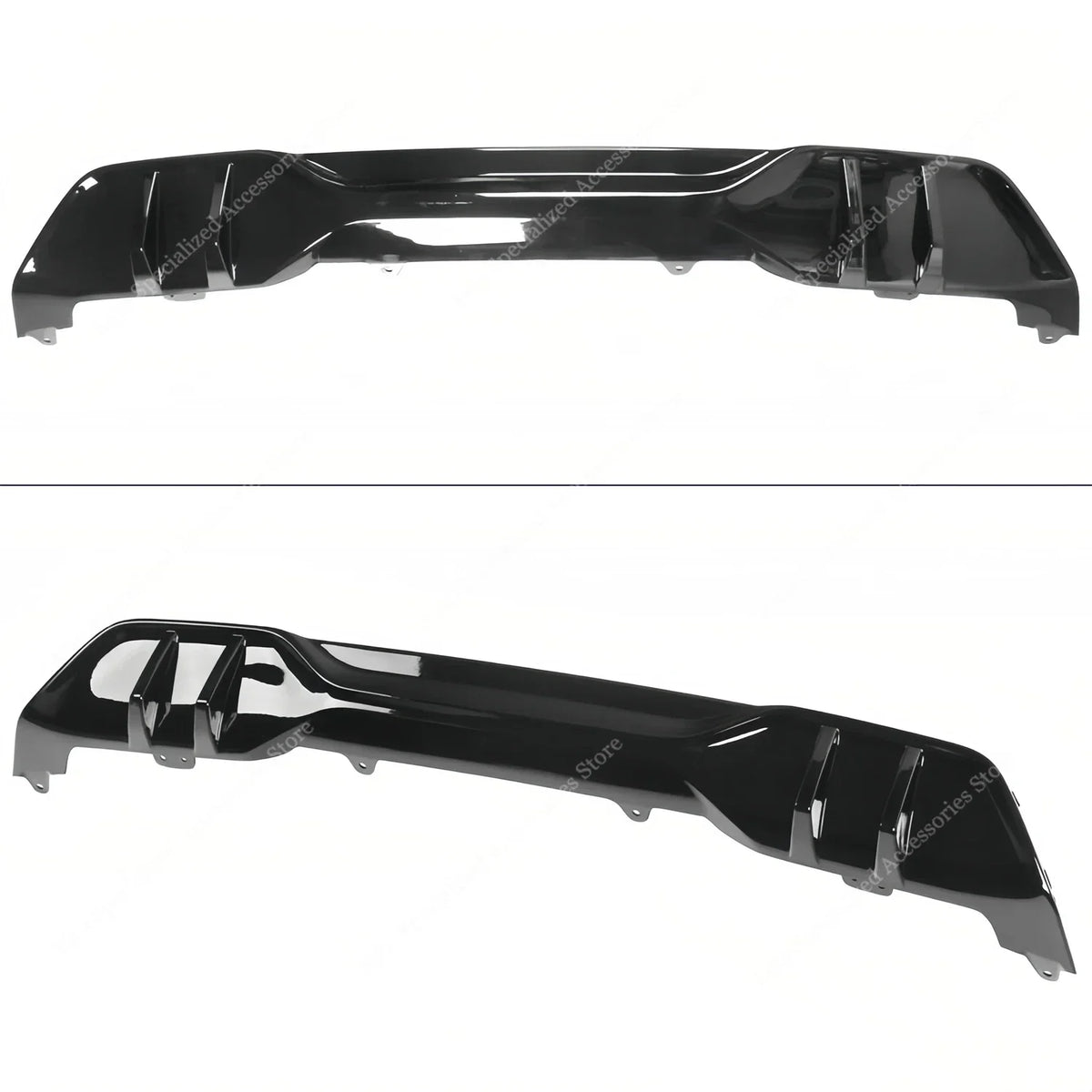 For BMW X5 G05 30D 40D Gloss Black Mp Rear Bumper Lip Exterior