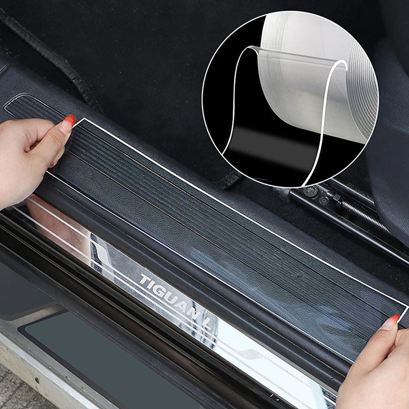 Transparent Door Protector Sticker Anti Scratch Tape Trunk Sill