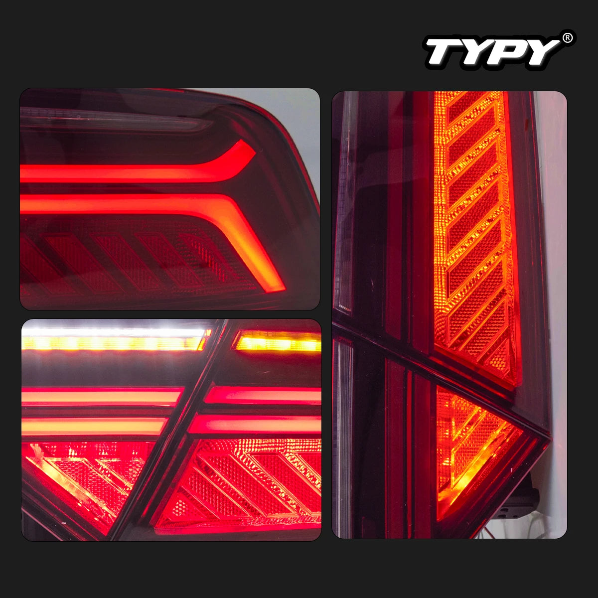 For Audi A7 Taillights 2011-2018 LED Typy Tail Sequential Turn